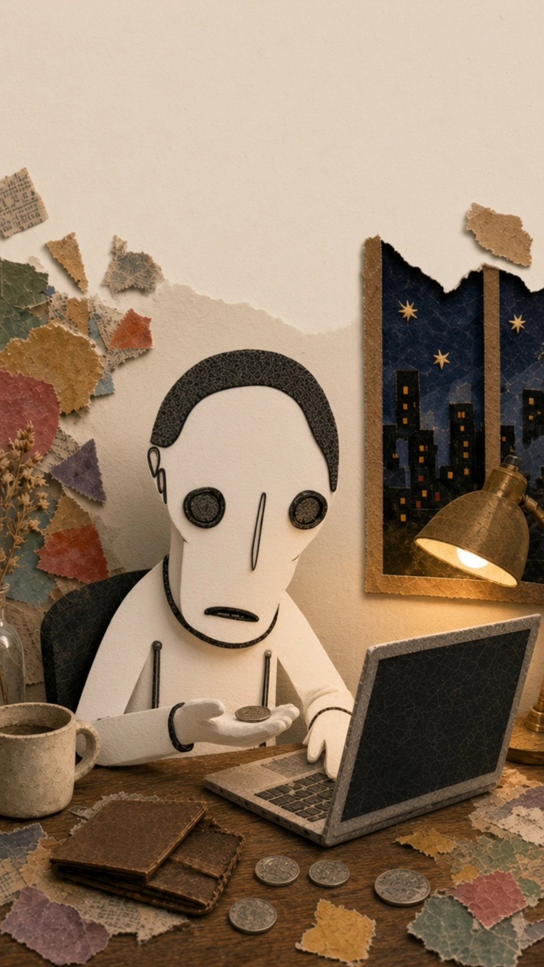 Manko pausing at a turning point in his story